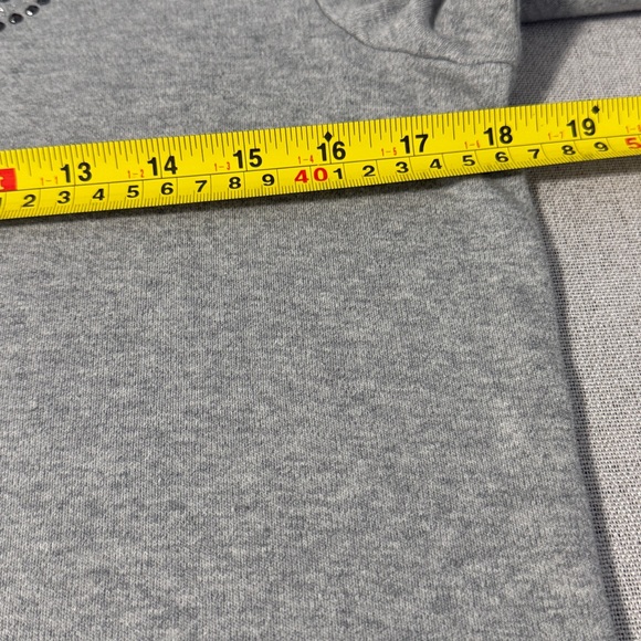 Quacker Factory Gray Embellished Women's Tunic Top SZXS. - Picture 7 of 13